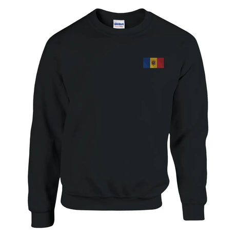 Sweat-shirt drapeau de la moldavie en broderie - pixelformaflag