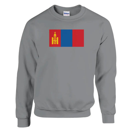 Sweat-shirt Drapeau de la Mongolie - Pixelforma 