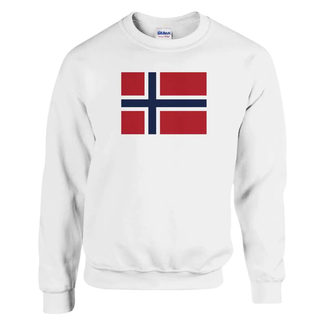 Sweat-shirt Drapeau de la Norvège - Pixelforma 