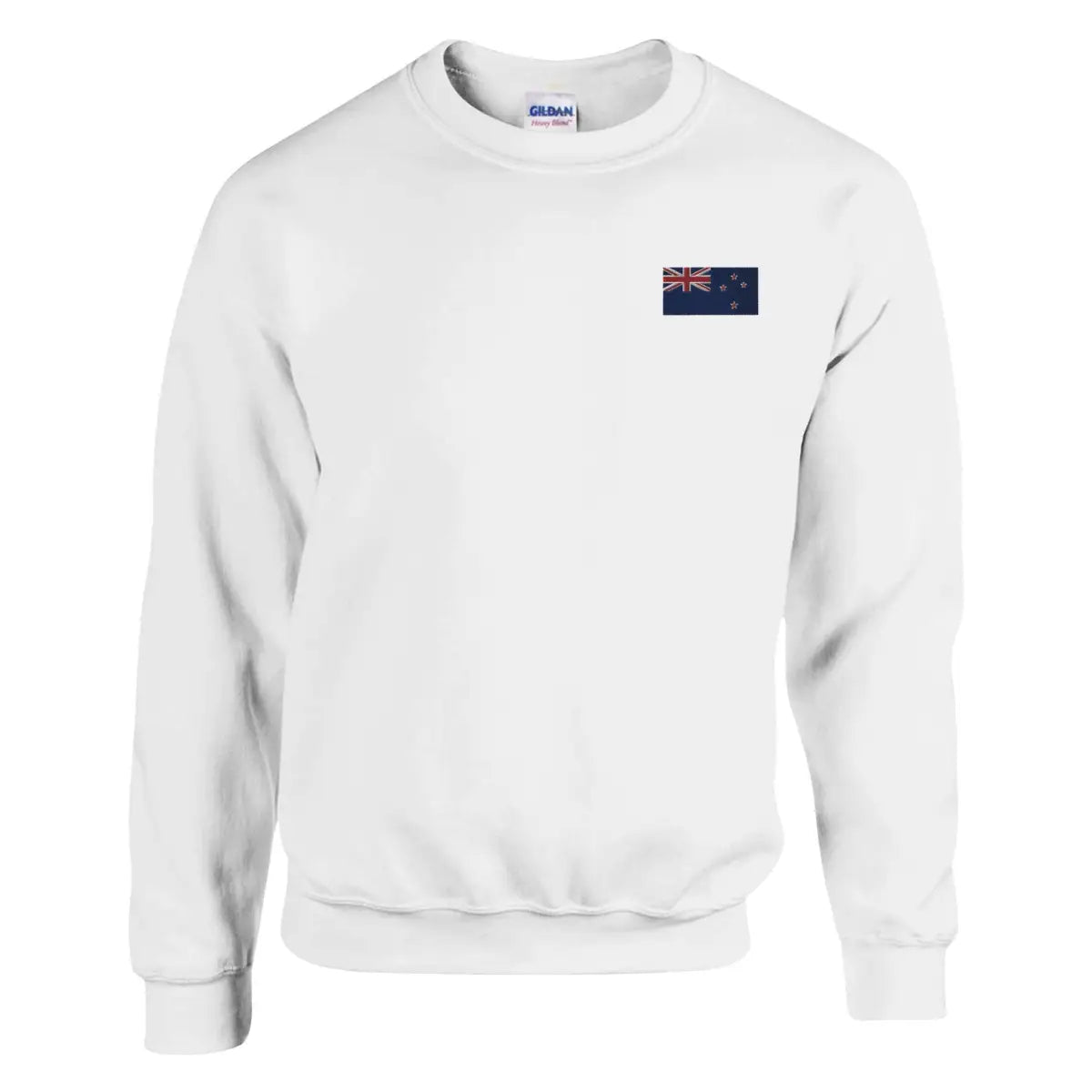 Sweat-shirt drapeau de la nouvelle-zélande en broderie - pixelformaflag