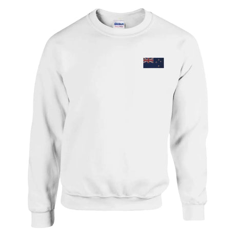 Sweat-shirt drapeau de la nouvelle-zélande en broderie - pixelformaflag