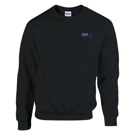 Sweat-shirt drapeau de la nouvelle-zélande en broderie - pixelformaflag