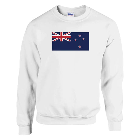 Sweat-shirt drapeau nouvelle-zélande coton mélangé doux