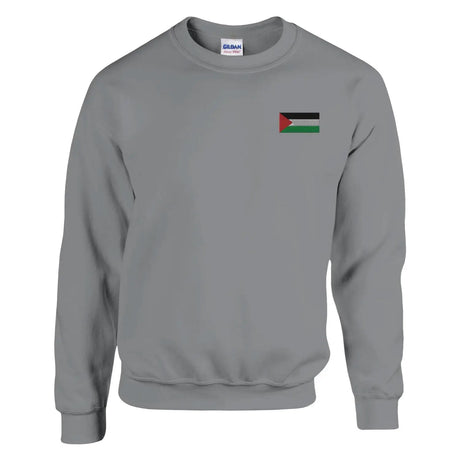 Sweat-shirt drapeau de la palestine en broderie - pixelformaflag