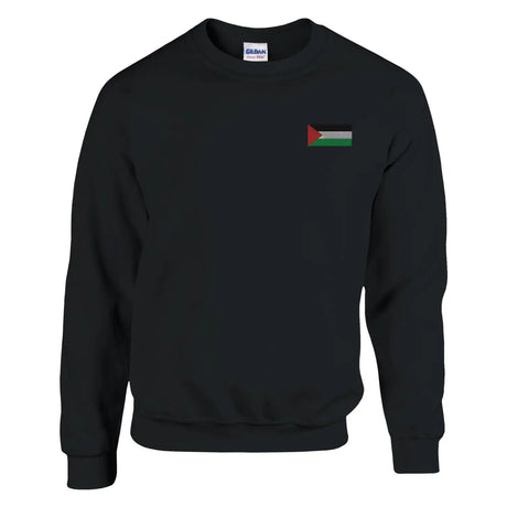 Sweat-shirt drapeau de la palestine en broderie - pixelformaflag