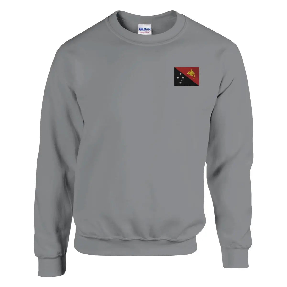 Sweat-shirt Drapeau de la Papouasie-Nouvelle-Guinée en broderie - Pixelforma 