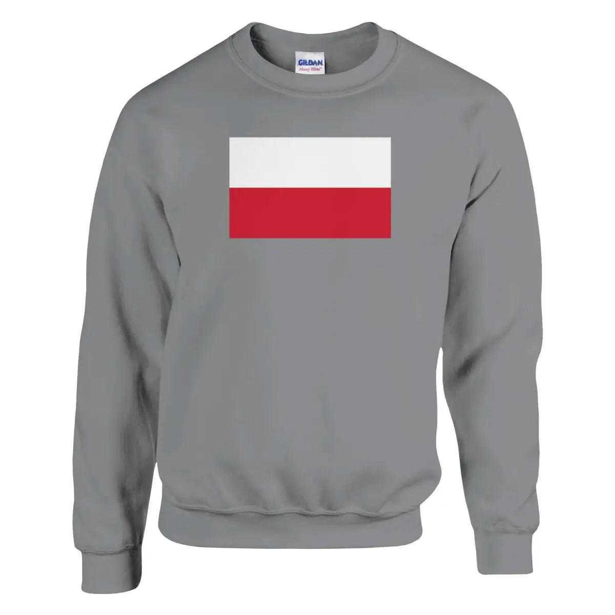 Sweat-shirt Drapeau de la Pologne - Pixelforma 