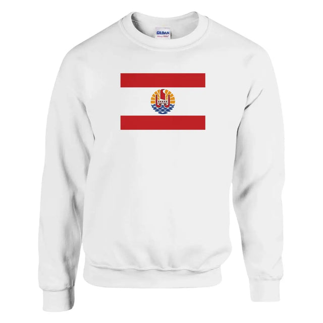 Sweat-shirt Drapeau de la Polynésie française - Pixelforma 