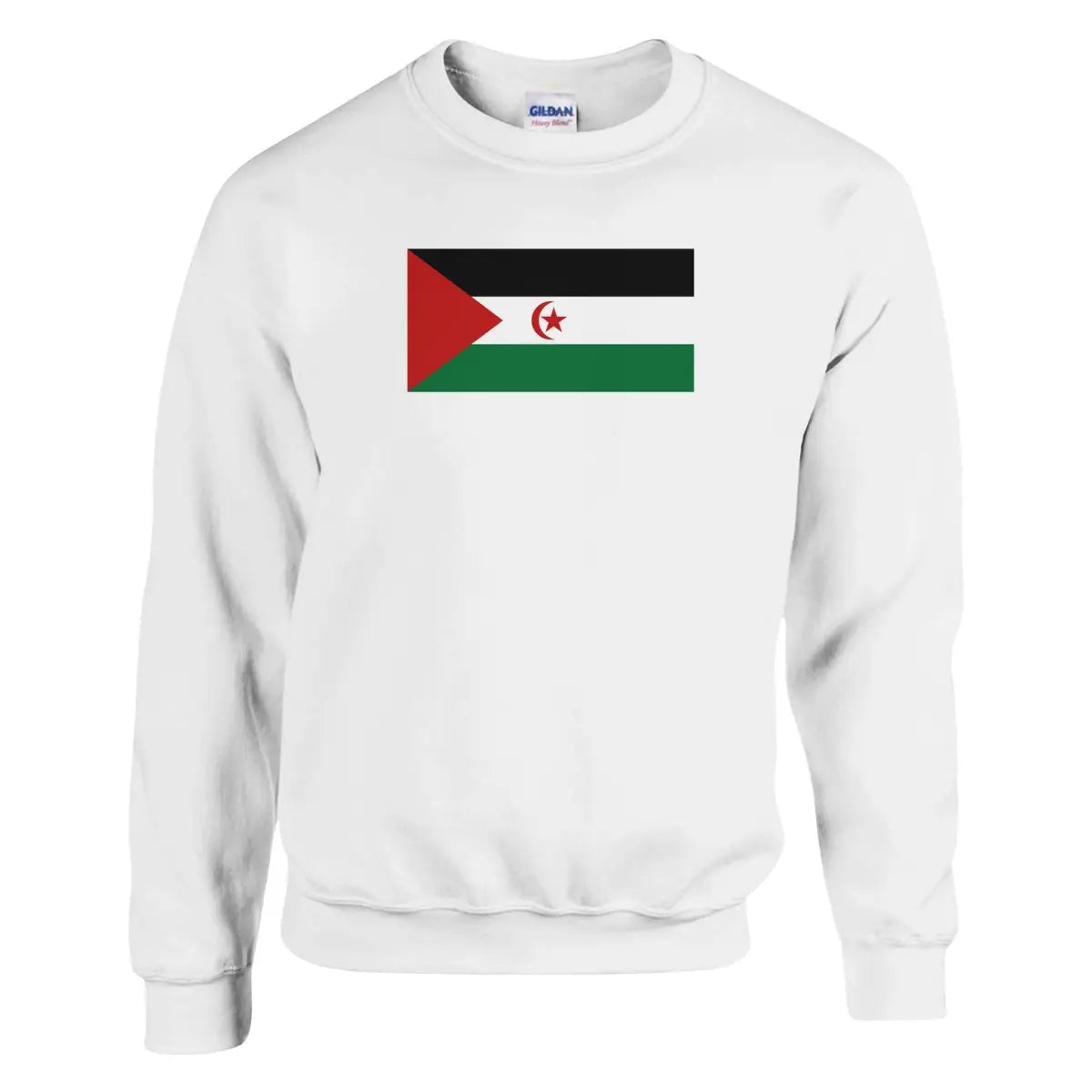 Sweat-shirt Drapeau de la République arabe sahraouie démocratique - Pixelforma 