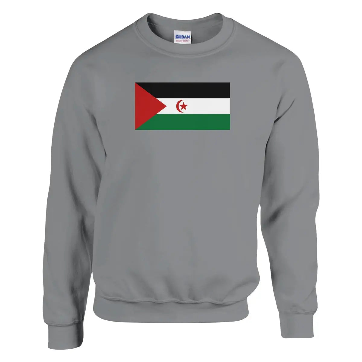 Sweat-shirt Drapeau de la République arabe sahraouie démocratique - Pixelforma 