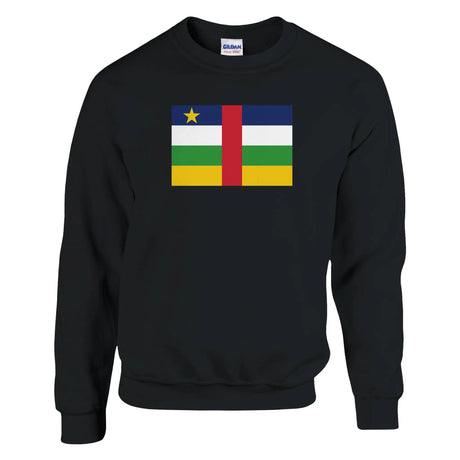 Sweat-shirt république centrafricaine coton mélangé brodé