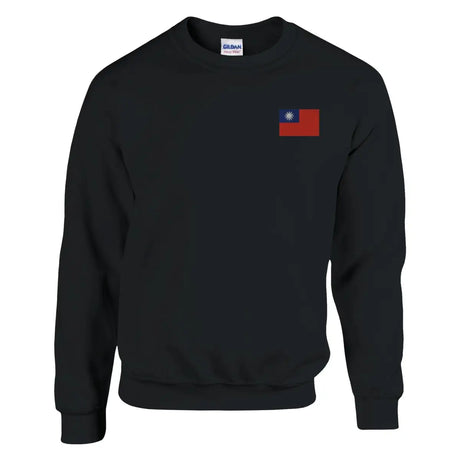 Sweat-shirt drapeau de la république de chine en broderie - pixelformaflag
