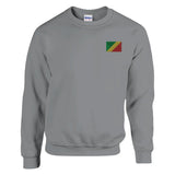 Sweat-shirt drapeau de la république du congo en broderie - pixelforma
