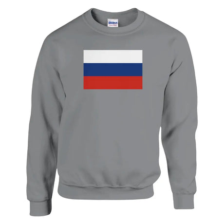 Sweat-shirt drapeau de la russie - pixelformaflag