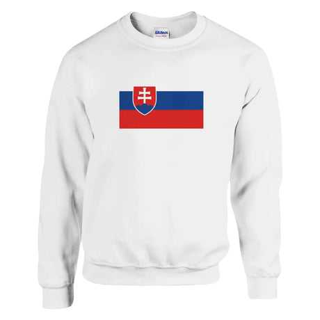 Sweat-shirt Drapeau de la Slovaquie - Pixelforma 