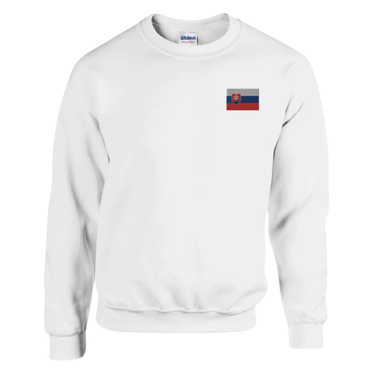 Sweat-shirt drapeau de la slovaquie en broderie - pixelformaflag