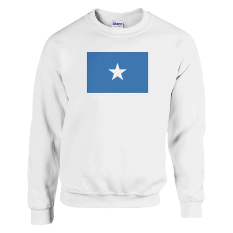 Sweat-shirt drapeau somalie coton mélangé brodé doux