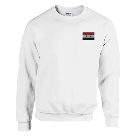 Sweat-shirt drapeau de la syrie en broderie - pixelforma