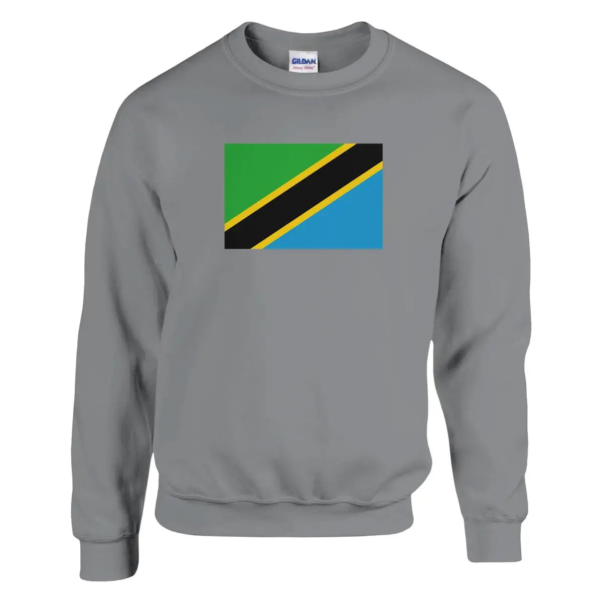 Sweat-shirt Drapeau de la Tanzanie - Pixelforma 