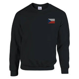 Sweat-shirt drapeau de la tchéquie en broderie - pixelformaflag