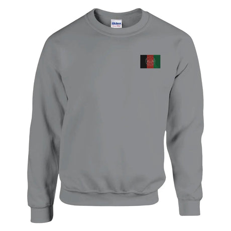 Sweat-shirt drapeau de l’afghanistan en broderie - pixelformaflag