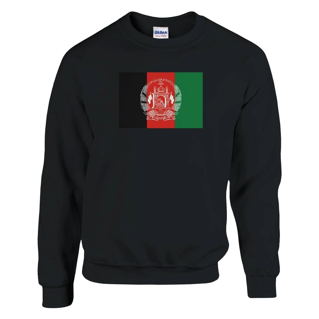 Sweat-shirt drapeau afghanistan coton mélangé doux imprimé