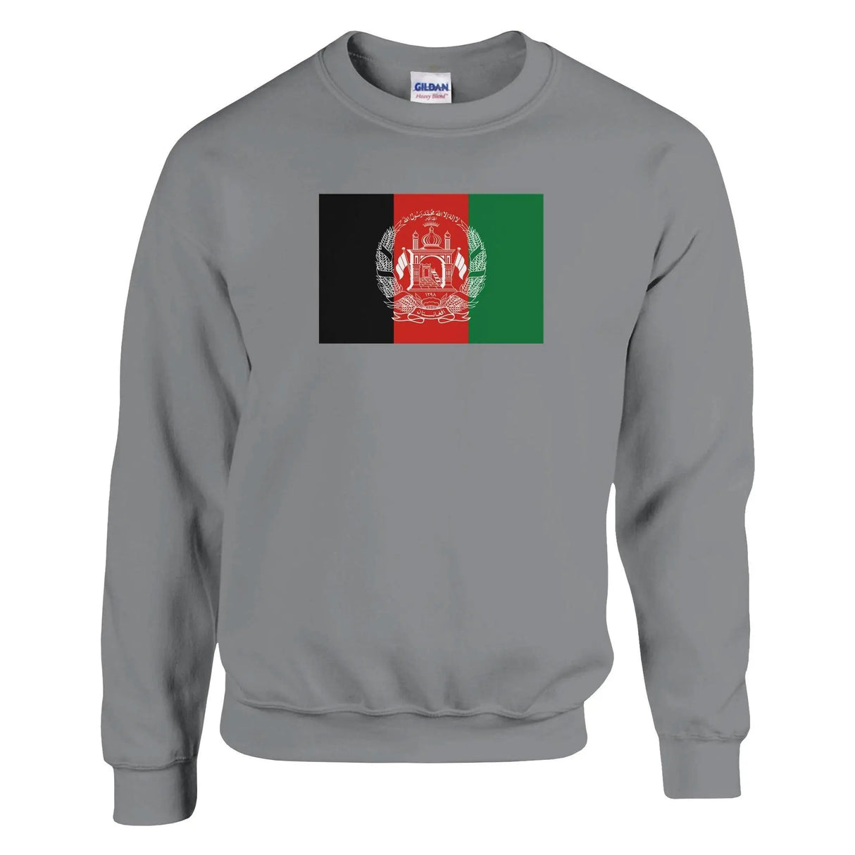 Sweat-shirt drapeau afghanistan coton mélangé doux imprimé