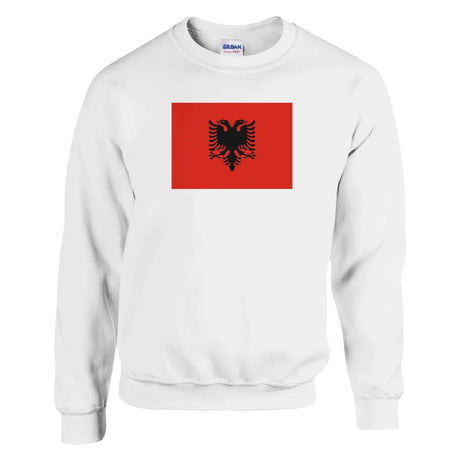 Sweat-shirt Drapeau de l'Albanie - Pixelforma 