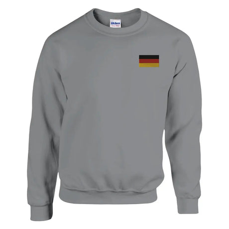 Sweat-shirt drapeau de l’allemagne en broderie - pixelforma