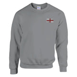 Sweat-shirt Drapeau de l'Angleterre en broderie - Pixelforma 