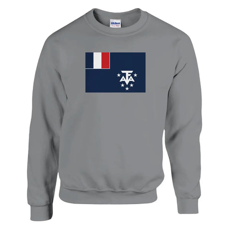 Sweat-shirt Drapeau de l'Antarctique française - Pixelforma 