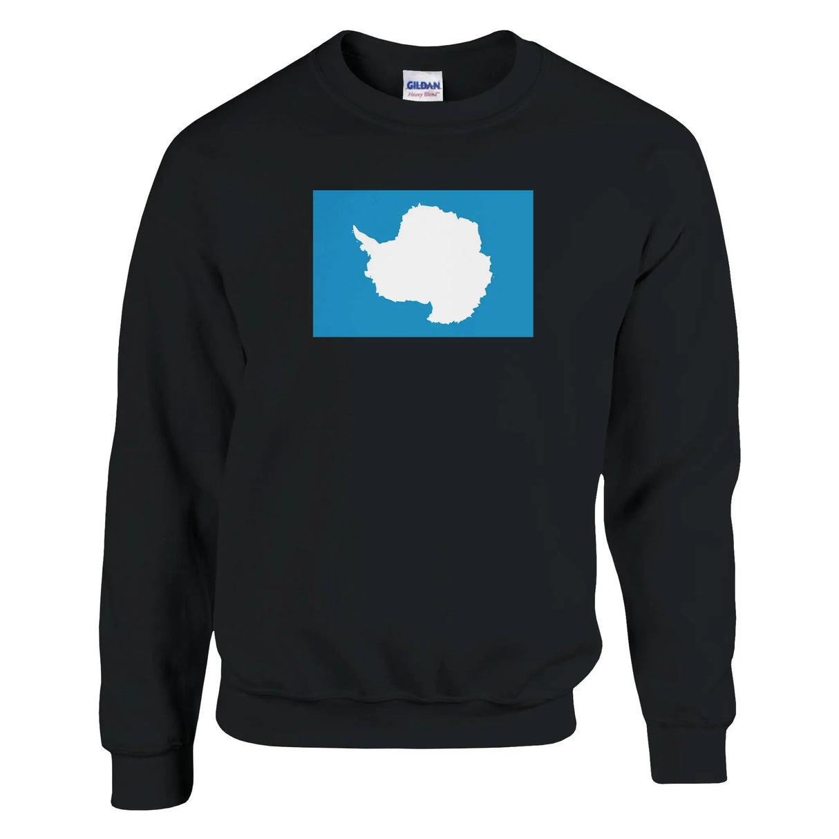 Sweat-shirt drapeau antarctique coton mélangé imprimé doux