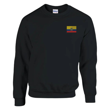Sweat-shirt drapeau de l’équateur en broderie - pixelformaflag