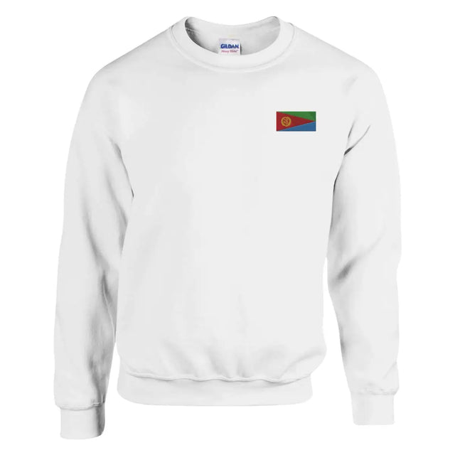 Sweat-shirt Drapeau de l'Érythrée en broderie - Pixelforma 