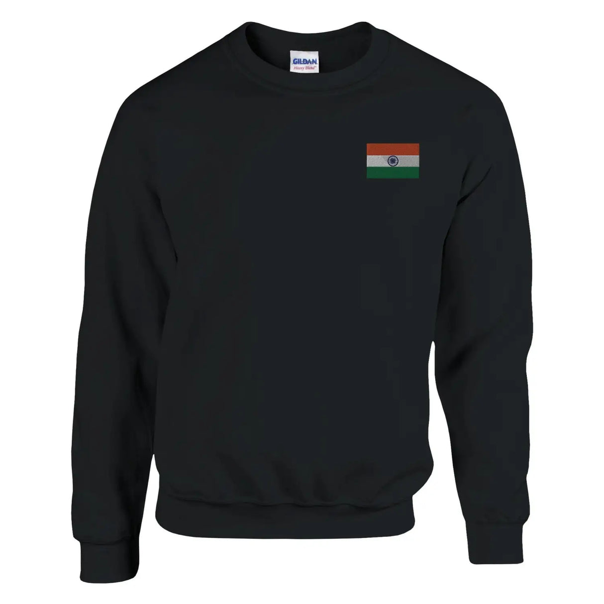 Sweat-shirt drapeau de l’inde en broderie - pixelformaflag