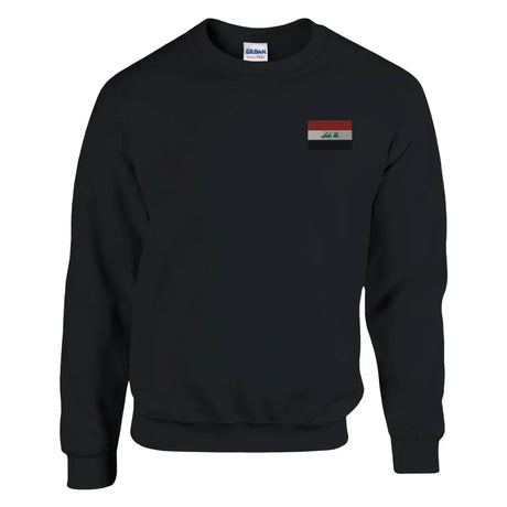 Sweat-shirt drapeau de l’irak en broderie - pixelformaflag