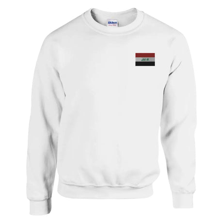Sweat-shirt drapeau de l’irak en broderie - pixelformaflag