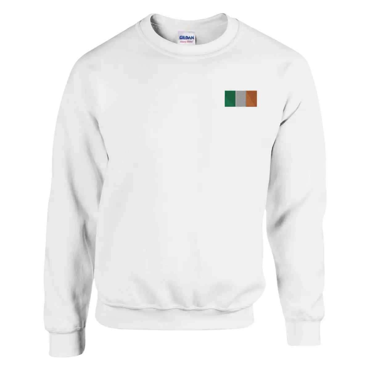 Sweat-shirt Drapeau de l'Irlande en broderie - Pixelforma 