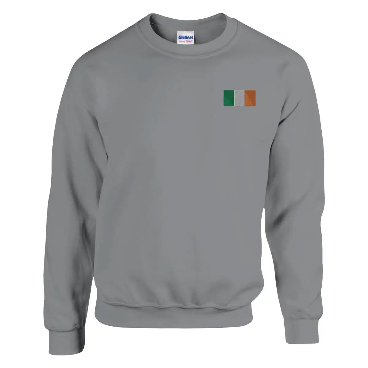 Sweat-shirt Drapeau de l'Irlande en broderie - Pixelforma 