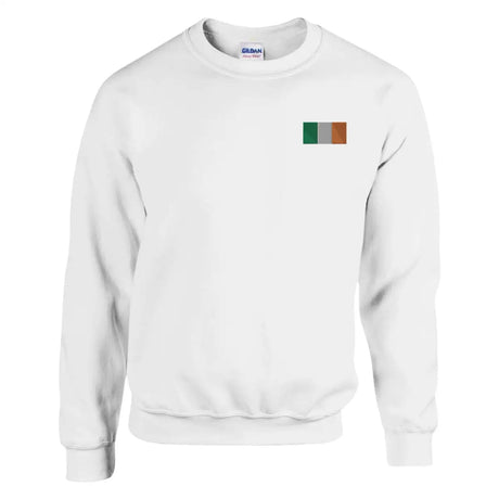 Sweat-shirt drapeau de l’irlande en broderie - pixelformaflag