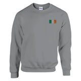 Sweat-shirt drapeau de l’irlande en broderie - pixelformaflag