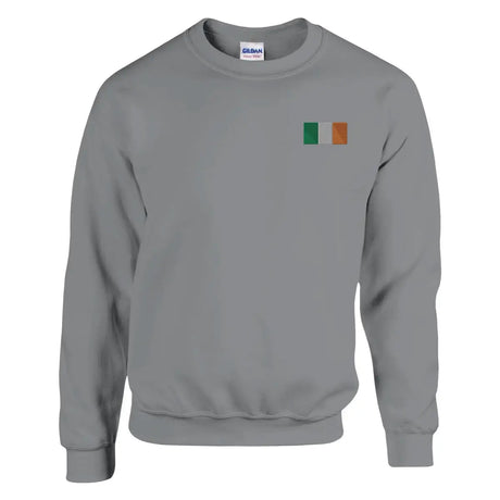Sweat-shirt drapeau de l’irlande en broderie - pixelformaflag