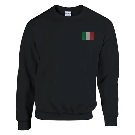 Sweat-shirt drapeau de l’italie en broderie - pixelformaflag