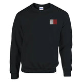 Sweat-shirt drapeau de malte en broderie - pixelformaflag