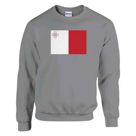 Sweat-shirt Drapeau de Malte - Pixelforma 