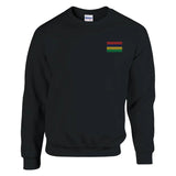 Sweat-shirt drapeau de maurice en broderie - pixelformaflag