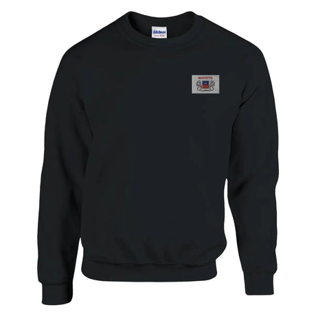 Sweat-shirt drapeau de mayotte en broderie - pixelformaflag