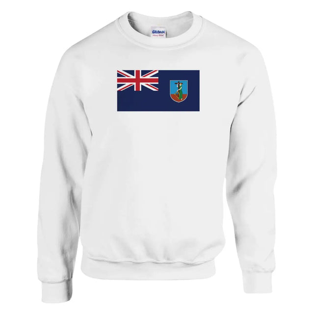 Sweat-shirt Drapeau de Montserrat - Pixelforma 