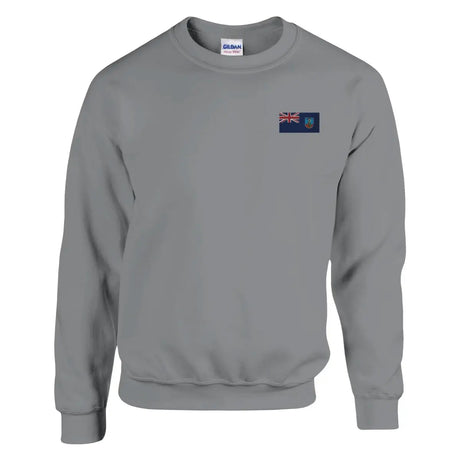 Sweat-shirt Drapeau de Montserrat en broderie - Pixelforma 