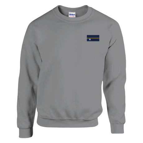 Sweat-shirt drapeau de nauru en broderie - pixelformaflag